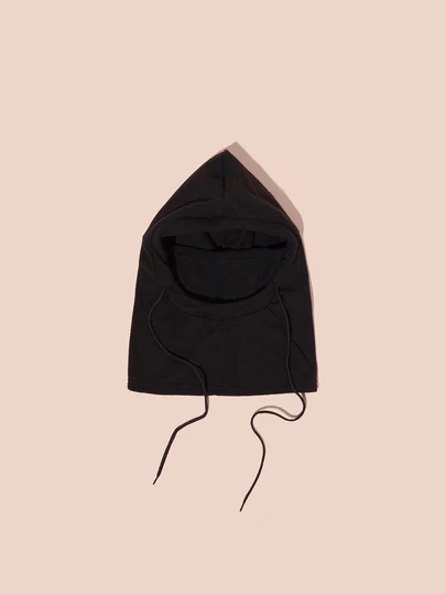 女士黑色羊毛拉法帽，防晒骑行帽，音乐节礼物