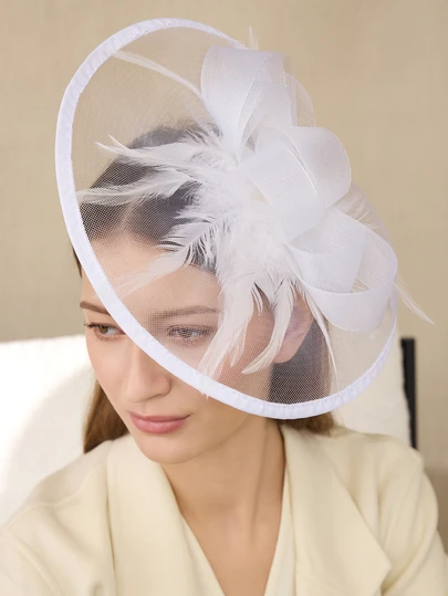 Clariva 1Pc Ffascinators Hats For Women Fancy Tea Party Hats Elegant 1950s Kentucky Derby Hats Feather Hair Clip For Bride Wedding Party Birdcage Veil Headband Flower 1920s Headpiece For Horse Race Vintage Bridgerton Fedora Beret Hats 50s Outfit Church Hats Black Veil For Funeral 1940s Dresses Victorian Hat Pillbox Hats Lolita Accessories For Women Girl Birthday Mother's Day Christmas Christmas Gift Christmas Gifts