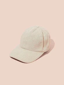 Hatastic قبعة بيسبول من الكوردوروي ذات لون أحادي بسيطة، مناسبة لفصول الربيع والخريف والشتاء، مناسبة للارتداء اليومي، متعددة الاستخدامات للرجال والنساء، قبعة، قبعة بيسبول، قبعات للنساء، زي، هدايا أزياء النساء، مهرجان الموسيقى - بيج - مشاهدة 1