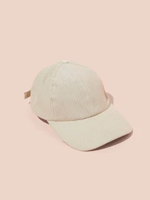 Hatastic قبعة بيسبول من الكوردوروي ذات لون أحادي بسيطة، مناسبة لفصول الربيع والخريف والشتاء، مناسبة للارتداء اليومي، متعددة الاستخدامات للرجال والنساء، قبعة، قبعة بيسبول، قبعات للنساء، زي، هدايا أزياء النساء، مهرجان الموسيقى - بيج - مشاهدة 3