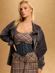 Tropiscape Cinto Elástico Feminino com Fivela Decorativa de Borboleta, Cinto Largo com Amarração na Cintura, Acessório de Moda para Vestido de Camisa, Cinto Modelador de Cintura Feminino para Vestido, Acessórios de Cinto Vintage Preto para Vestido, Cinto Modelador de Cintura para Vestido, Modelador de Cintura para Afinar a Cintura e Controlar a Barriga, Presentes de Natal