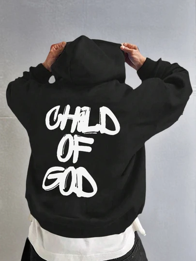 1pc Tween Boys' Casual Printed Hooded Sweatshirt, Thermal Lined Long Sleeve Pullover, Warm & Cozy For Students, Autumn/Winter