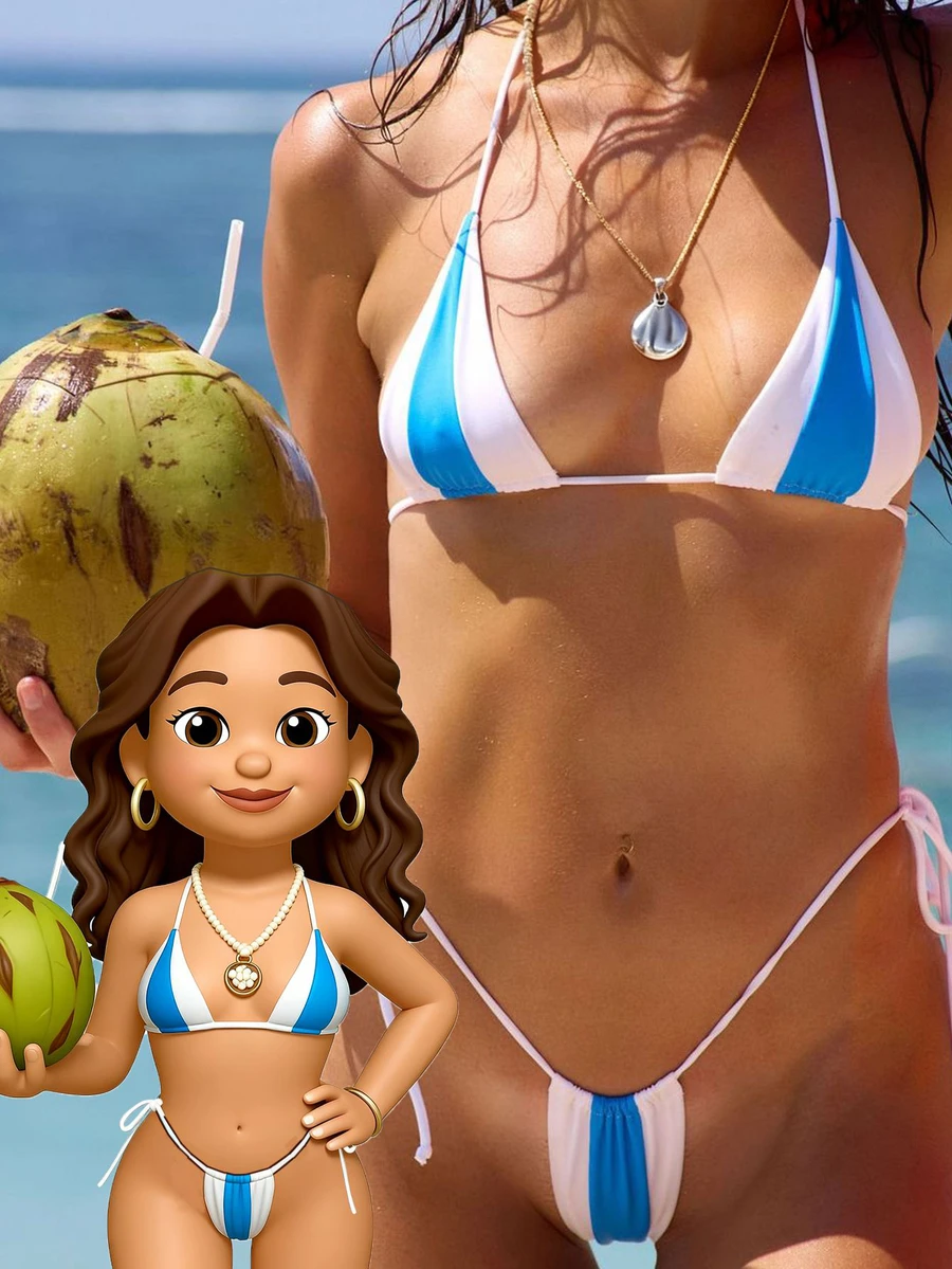 Women's Elegant Sexy Mini Bikini, Light Blue Contrast Color Solid Color Swimsuit, Suitable For Women's Vacation, Beach Wear, Also Suitable For Dates, Suitable For Autumn/Winter 2026 Spring/Summer