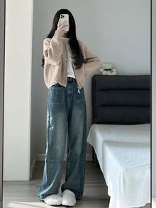 女士保暖双面拉链开衫毛衣，秋冬季，返校季