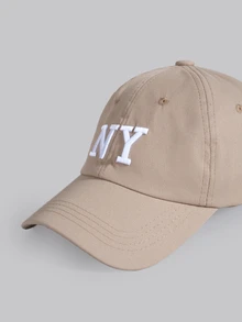 DareSee Women Street Style Fashionable Embroidered NY Plain Baseball Cap, Ideal For Spring/Summer Breathable Sun Protection And Daily Outfits Music Fest - NY - View 4