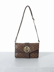 CHICVUE Fashionable Handheld & Shoulder Small Square Bag, Versatile For Girls - Coffee Brown - View 5