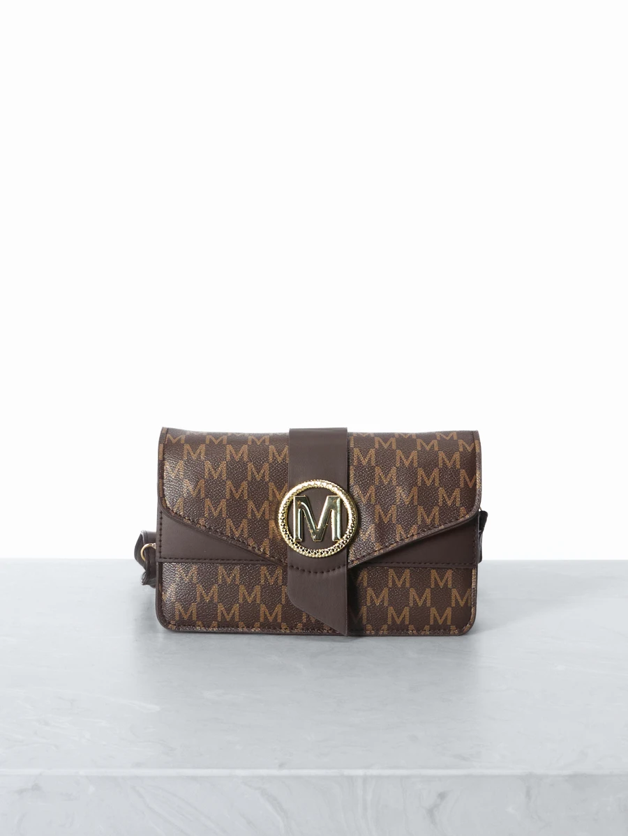 CHICVUE Fashionable Handheld & Shoulder Small Square Bag, Versatile For Girls - Coffee Brown - View 1