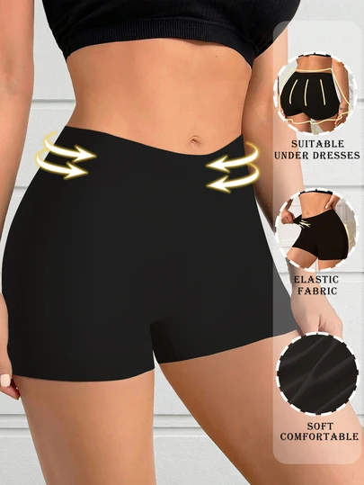 Seamless Elastic Women's Shorts, Silky, Non-Slip, Comfortable, Non-Curling Seamless Women's Underwear, Women's Panties, Women's Briefs, Spring/Summer