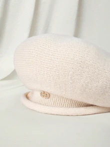 Clariva 1pc, Women's Stretchy Fleece Beanie Hat, Soft And Cozy Acrylic Knit Cap For Autumn And Winter - Multicolor - View 6