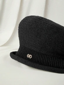 Clariva 1pc, Women's Stretchy Fleece Beanie Hat, Soft And Cozy Acrylic Knit Cap For Autumn And Winter - Multicolor - View 2