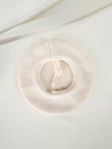 Clariva 1pc, Women's Stretchy Fleece Beanie Hat, Soft And Cozy Acrylic Knit Cap For Autumn And Winter - Multicolor - View 8