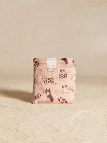 Tropiscape Túi mua sắm gấp gọn mới, phù hợp cho mua sắm hàng ngày, phong cách cottagecore, trang phục mùa hè. - trái cam - Xem 9