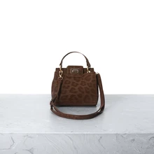 CHICVUE Nuevo bolso de mano casual con cierre, adecuado para fiestas, salidas, compras y uso diario, puede almacenar monedas, teléfonos, también adecuado como bolso de trabajo para trabajadores de cuello blanco, estudiantes universitarios y trabajadores de oficina, elegante bolso de señora - Café - Ver 3