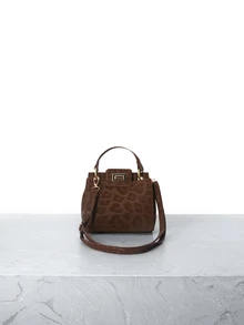 CHICVUE Nuevo bolso de mano casual con cierre, adecuado para fiestas, salidas, compras y uso diario, puede almacenar monedas, teléfonos, también adecuado como bolso de trabajo para trabajadores de cuello blanco, estudiantes universitarios y trabajadores de oficina, elegante bolso de señora - Café - Ver 6