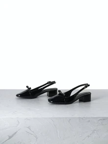 CHICVUE 秋冬女士高跟鞋、女士时尚漆皮凉鞋、女士时尚休闲后系带凉鞋、女士蝴蝶结低帮凉鞋、女士工作凉鞋、玛丽珍仙女风鞋、女士休闲露跟拖鞋（情人节款）、优雅