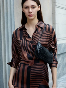 CHICVUE Crocodile Embossed Women's Handbags, Korean Style Ladies Underarm Tote Bags, New Fashion One Shoulder Bags, Simple Commute Crescent Moon Bags - Black - View 2