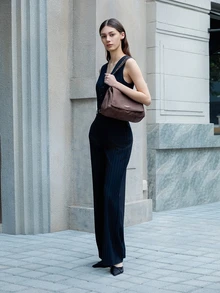 CHICVUE 1 buc. Geantă de umăr cu lanț vintage, maro cafea, toamnă/iarnă, textură la modă, geantă crossbody casual versatilă pentru femei, potrivită pentru naveta zilnică, întâlnire, cadou