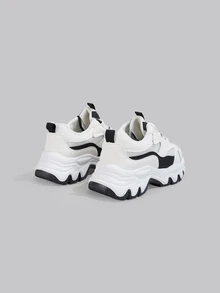 DareSee 女士厚底运动鞋，2024春季新款，百搭防滑厚底运动鞋，柔软轻便休闲跑步鞋，适合音乐节、Y2K 20 周年纪念、返校季、秋季、圣诞节、冬季等场合，也是圣诞礼物的理想之选。