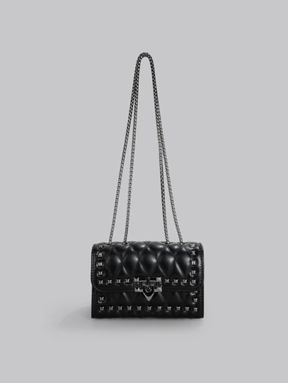 DareSee Nuevo bolso cuadrado pequeño de mujer con cadena versátil para el hombro y cruzado, ideal para festivales de música, festivales Y2K, vuelta al colegio, otoño e invierno, regalos para festivales de música