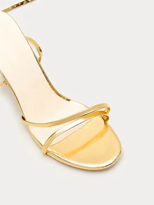 TuEzra Fashionable Sexy Party Strappy High Heels For Women,2025 New Summer Slim Heel Open Toe Elegant Criss-Cross Strap Round Toe Sandals Valentine's Day