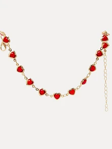 TuEzra Trang sức chân nữ - Đỏ - Xem 3