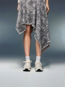 DareSee 2024春夏新款软皮厚底运动鞋，女士透气网面跑步鞋，休闲运动鞋圣诞礼物 - 白色 - 查看 4