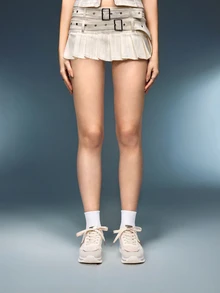 DareSee Baskets compensées femme antidérapantes et confortables avec strass, chaussures de marche légères et décontractées à plateforme, design en maille PU respirante avec strass, chaussures de marche simples, idéales pour les festivals de musique, Y2K, la rentrée scolaire, l'automne et l'hiver - Kaki - Voir 4