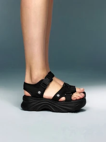 DareSee 女士运动凉鞋，简约黑色户外运动凉鞋，适合音乐节、Y2K 节、返校季、秋季、圣诞节、冬季等场合，是圣诞礼物的理想之选。