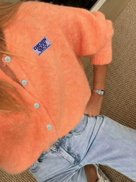 2025 Herbst/Winter Neue Mode Lässige vielseitige Lazy Street Minimalistischer Stil Gestrickter Knopf Strickjacke Oberbekleidung Grundlegende Oberteile, geeignet für Weihnachten, Neujahr, Herbst, Homecoming, Schulanfang, 6% Wolle, Bescheidene Frauen, Party Frauen, Y2K Frauen, Oberteile für Ausgehen, Konzert Frauen, Date Night Frauen, Lässig, Neujahr, Damen Winterkleidung, Saudi-Nationalfeiertag, Chic, Land