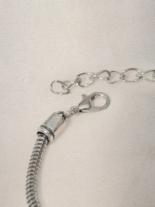 Hatastic 1 件心形、动物、昆虫、花朵吊饰奢华优雅手链（无盒） - 彩色 - 查看 4