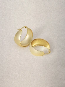 Hatastic 1pair Mirrored Fashion Party Earrings (Large)