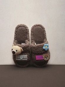 Hatastic Dép đi trong nhà dành cho nữ, Lễ hội âm nhạc - Cà phê nâu - Xem 5