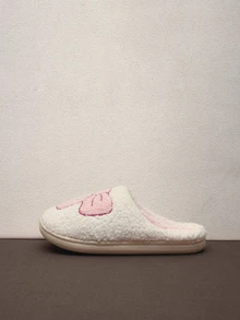 Hatastic Dép bông ấm áp mùa đông thêu nơ mới cho nữ, dép đi trong nhà, đế dày chống trơn trượt, kiểu dáng Châu Âu & Mỹ, cỡ lớn, mùa thu/đông, giày lông thú cho lễ hội âm nhạc. - Nhiều màu - Xem 2