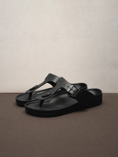 Hatastic 女士時尚休閒平底拖鞋，男女皆適用，純色腳趾分離式涼鞋，適用於所有季節，步行、工作、海灘度假和家居穿著