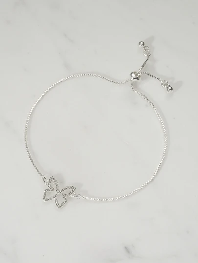 Clariva 水鑽蝴蝶裝飾手環