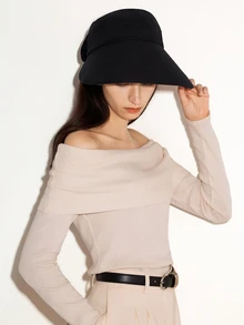 NobleVue Women's Wide Brim Sun Hat, Breathable Sunshade Cap, Outdoor Cycling UV Protection Face Cover Design, Foldable Summer Sun Hat - Hat - View 2