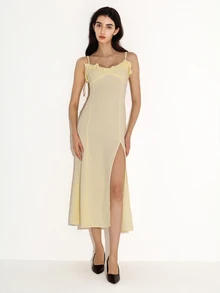 NobleVue 女士时尚棕色尖头一脚蹬高跟鞋，适合居家、办公室、度假、旅行、休闲外出，复古风格，百搭，高品质，舒适平底鞋 - 棕色 - 查看 5