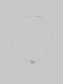 DareSee 5pcs Simple Star Hollow Choker Necklace Pendant Neck Jewelry Grunge Charm Accessories Women Men's Fashion Party Chain Necklace - Star - View 4