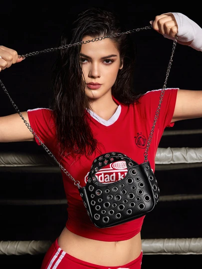 DareSee 奢华设计师手提包 - 柔软触感 PU 皮革，斜挎包，配有顶部提手和可调节肩带，时尚宽敞的女士铆钉手提包