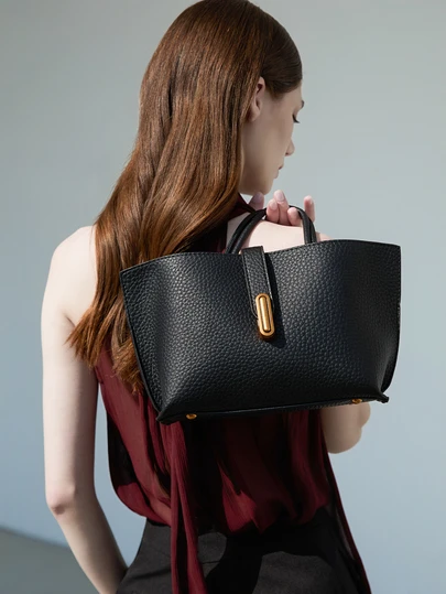 CHICVUE 复古风格女士小手提篮包，新款春夏时尚稀有设计水桶包、单肩包和斜挎包