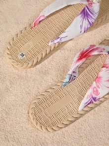 Tropiscape 女士时尚优雅经典防滑户外沙滩豹纹人字拖，夏季度假休闲海滩秋季圣诞节冬季圣诞礼物 - 彩色 - 查看 7