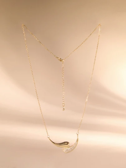 Etoivie A Set Of Fashion Elegant Elegant Exquisite Earrings Necklace Women's Fashion Jewelry Set Suitable For Daily Party Wear