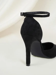 Clariva 2025秋冬季女士超高跟尖头休闲日常性感鞋，新款上市，优雅女士高跟鞋，优雅 - 黑色 - 查看 5