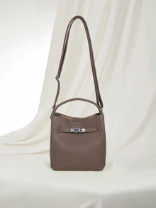 Clariva Classic Retro Women's Handbag, Fashionable Crossbody Bag-Wallet, Suitable For Women's Commute And Autumn/Winter Matching - Dark Grey - View 1