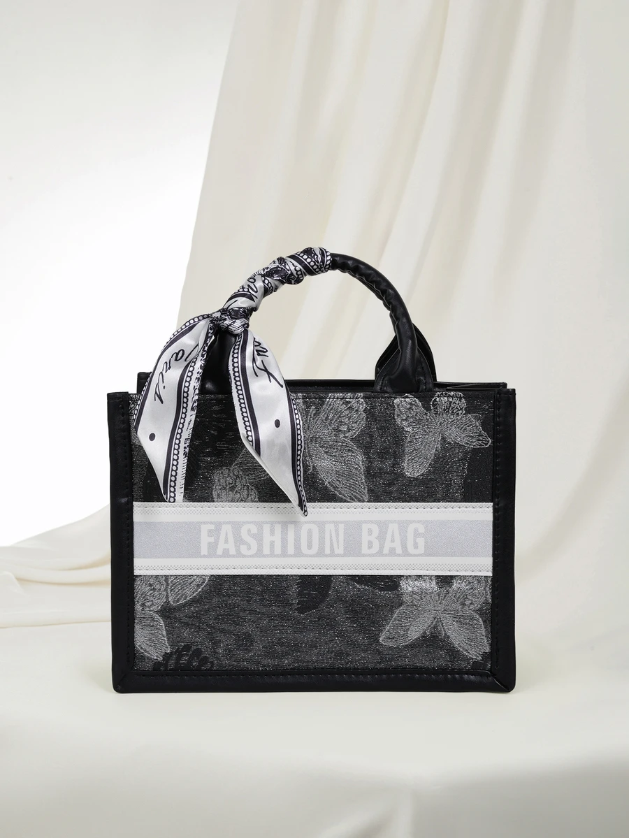 Clariva 简约时尚大容量女士手提包，夏季 - 彩色 - 查看 1