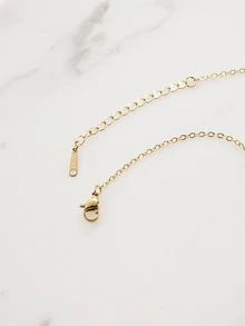 Clariva 4pcs Stainless Steel 5 Petals Flower Jewelry Set: 1 Necklace + 1 Bracelet + 2 Earrings, Elegant & Fashion For Women Valentines,Mom,Mother,Mother's Day,Gift - Flower Style - View 3