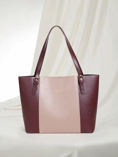 Clariva 复古简约优雅女士通勤手提包，2024年新款时尚大容量单肩包