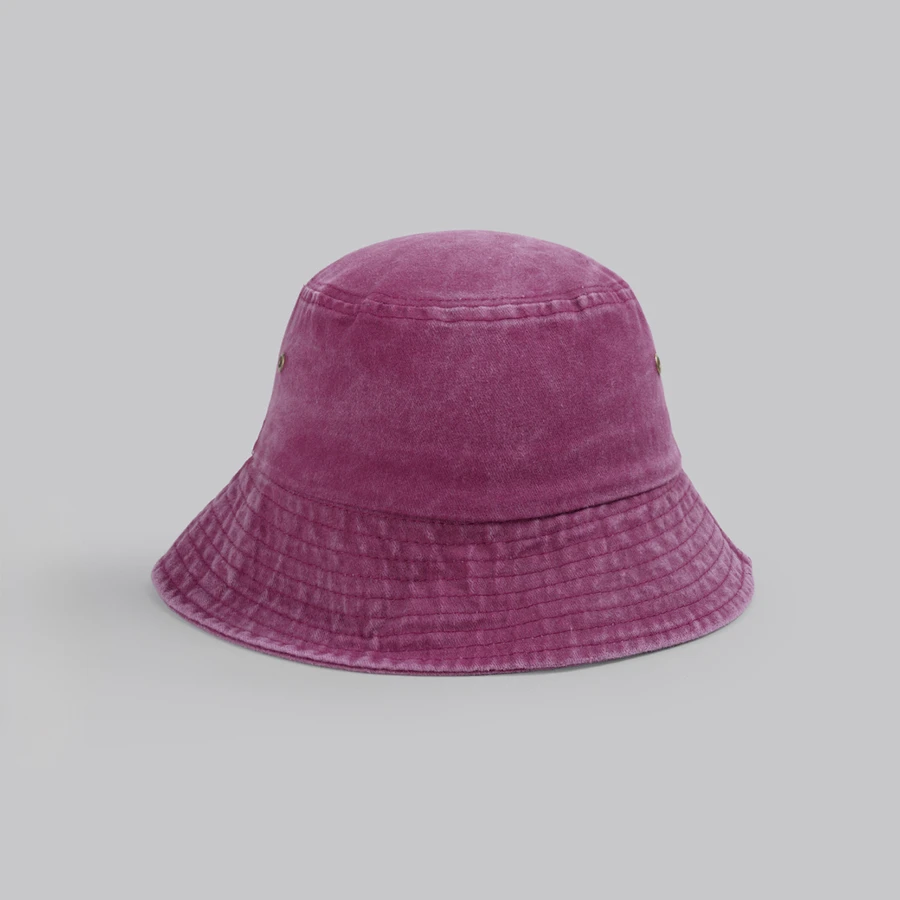 DareSee 1 pieza Sombrero de cubo de unicolor lavado para mujer, gorra de pesca plegable y desgastada para protección solar al aire libre, estilo unisex, adecuado para uso diario, festival de música, vuelta a la escuela - color sólido - Ver 1