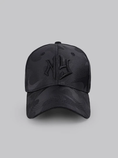 DareSee 1pc Unisex Letter Embroidered Camo Print Adjustable Casual Baseball Cap, For Outdoor Street