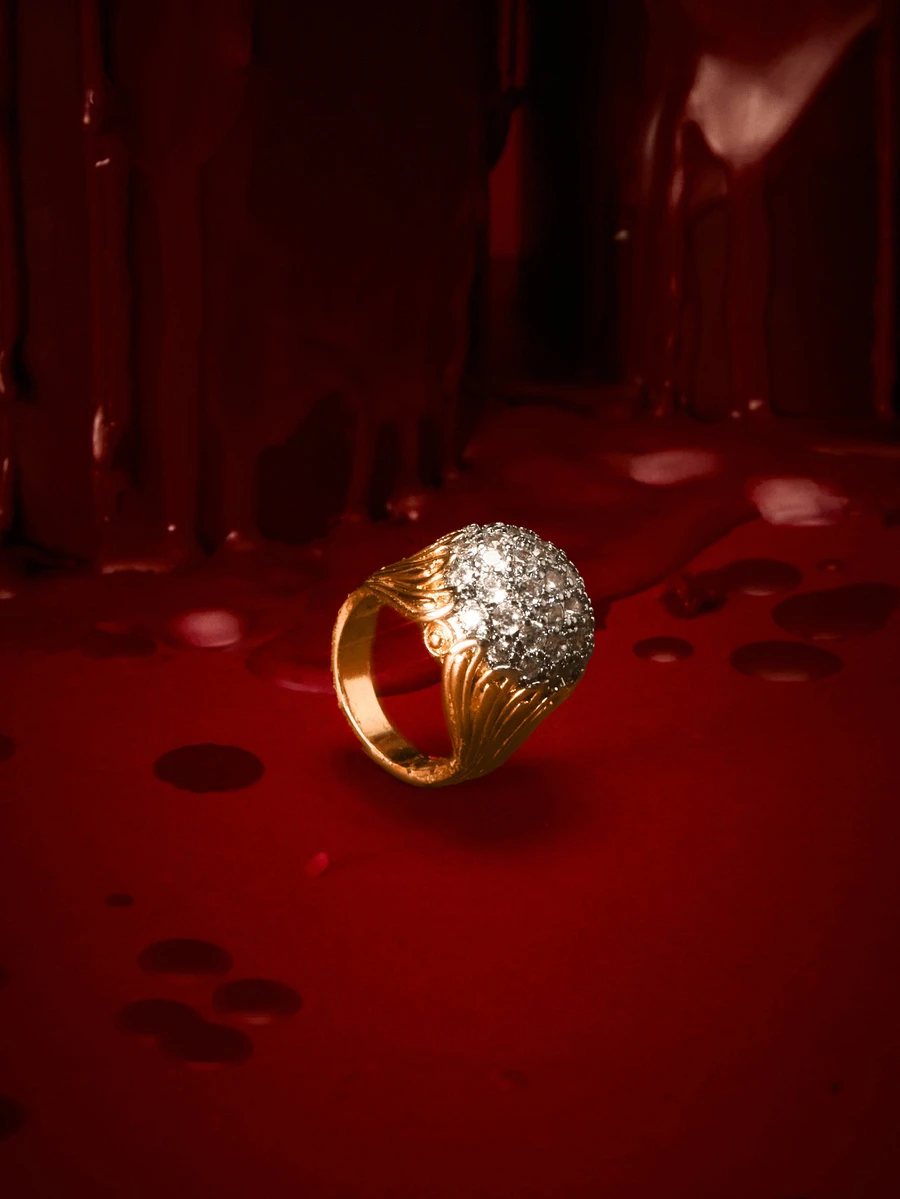 Etoivie 1pc Luxury Cubic Zirconia Ring, Women's Wedding Engagement Party Jewelry, Valentine's Day Gift - 3# - View 1